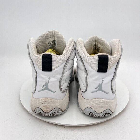 Nike Air Jordan Pro Strong Pure Money Men Size 10.5 DC8418-103 White Silver Shoe - Picture 6 of 13